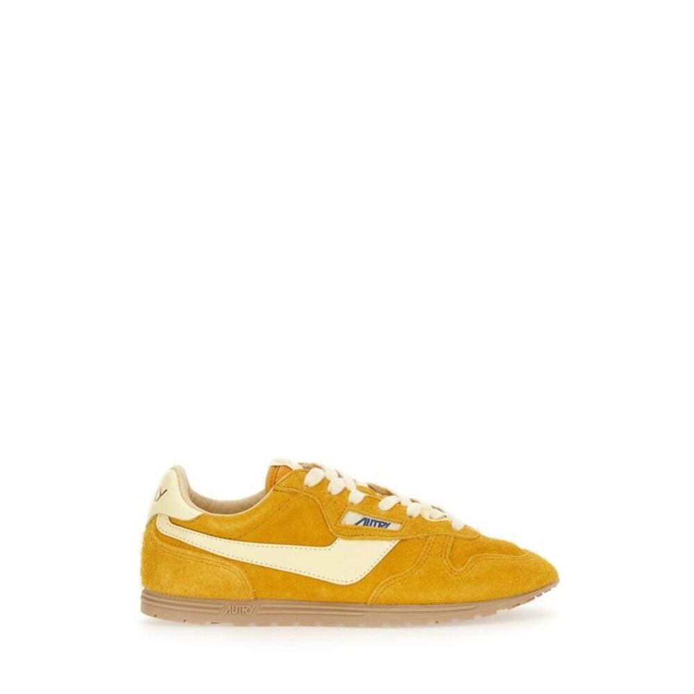 AUTRY WSLW Suede Sneakers Women YELLOW